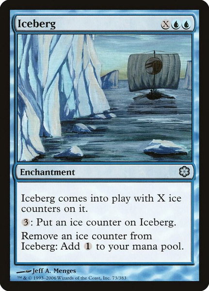 Iceberg - Coldsnap Theme Deck Reprints Magic: The Gathering trading card