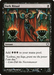 Dark Ritual - Coldsnap Theme Deck Reprints (CTD) #120 - Common Magic: The Gathering Trading Card