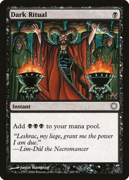 Dark Ritual - Coldsnap Theme Deck Reprints Magic: The Gathering trading card