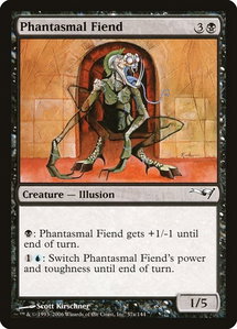 Phantasmal Fiend - Coldsnap Theme Deck Reprints (CTD) #57a - Common Magic: The Gathering Trading Card