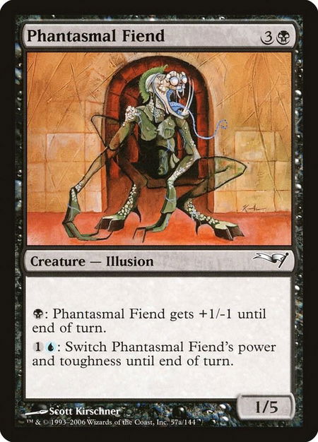 Phantasmal Fiend - Coldsnap Theme Deck Reprints Magic: The Gathering trading card