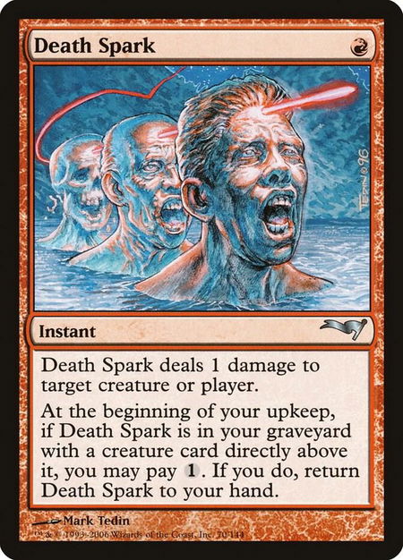 Death Spark - Coldsnap Theme Deck Reprints Magic: The Gathering trading card