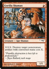 Gorilla Shaman - Coldsnap Theme Deck Reprints (CTD) #72a - Common Magic: The Gathering Trading Card