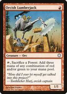 Orcish Lumberjack - Coldsnap Theme Deck Reprints (CTD) #210 - Common Magic: The Gathering Trading Card
