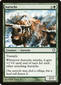 Aurochs - Coldsnap Theme Deck Reprints (CTD) #225 - Common Magic: The Gathering Trading Card