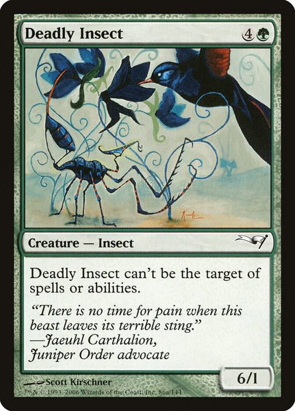Deadly Insect - Coldsnap Theme Deck Reprints Magic: The Gathering trading card