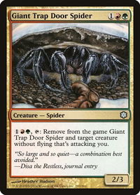 Giant Trap Door Spider - Coldsnap Theme Deck Reprints (CTD) #293 - Uncommon Magic: The Gathering Trading Card