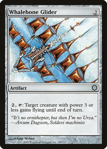 Whalebone Glider - Coldsnap Theme Deck Reprints (CTD) #349 - Uncommon Magic: The Gathering Trading Card