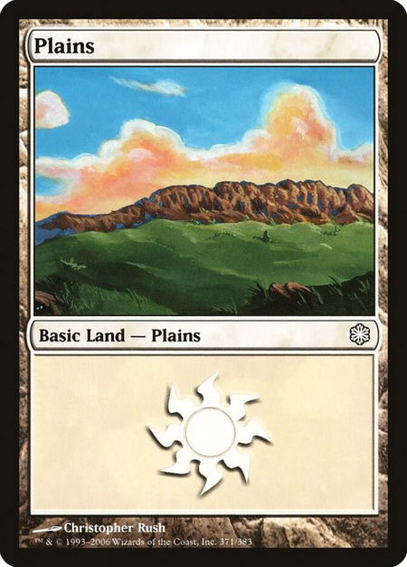 Plains (371) trading card from Coldsnap Theme Deck Reprints Plains (371) - Coldsnap Theme Deck Reprints Magic: The Gathering trading card