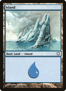 Island (372) - Coldsnap Theme Deck Reprints (CTD) #372 - Land Magic: The Gathering Trading Card