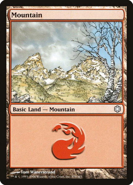 Mountain (379) - Coldsnap Theme Deck Reprints Magic: The Gathering trading card