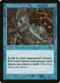 Withering Gaze - Portal (POR) #78 - Uncommon Magic: The Gathering Trading Card