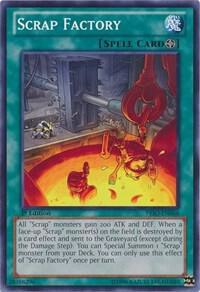 Scrap Factory trading card from Primal Origin Scrap Factory - Primal Origin YuGiOh trading card