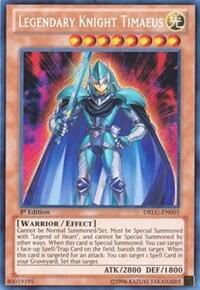 Legendary Knight Timaeus - Dragons of Legend (DRLG) #DRLG-EN001 - Secret Rare YuGiOh Trading Card