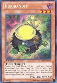 Kuribandit trading card from Dragons of Legend Kuribandit - Dragons of Legend YuGiOh trading card