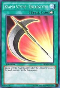 Reaper Scythe - Dreadscythe trading card from Dragons of Legend Reaper Scythe - Dreadscythe - Dragons of Legend YuGiOh trading card