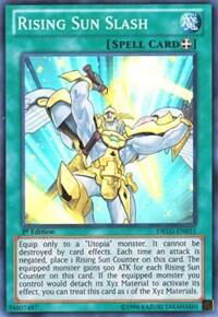 Rising Sun Slash - Dragons of Legend (DRLG) #DRLG-EN051 - Super Rare YuGiOh Trading Card
