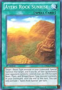 Ayers Rock Sunrise - Dragons of Legend (DRLG) #DRLG-EN020 - Super Rare YuGiOh Trading Card