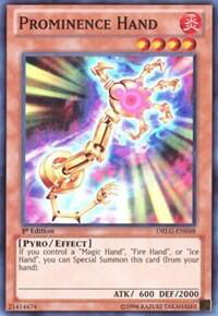 Prominence Hand - Dragons of Legend (DRLG) #DRLG-EN048 - Super Rare YuGiOh Trading Card