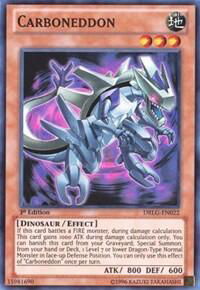Carboneddon - Dragons of Legend (DRLG) #DRLG-EN022 - Super Rare YuGiOh Trading Card