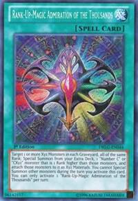 Rank-Up-Magic Admiration of the Thousands - Dragons of Legend YuGiOh trading card