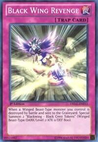 Black Wing Revenge - Dragons of Legend (DRLG) #DRLG-EN031 - Super Rare YuGiOh Trading Card