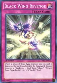 Black Wing Revenge - Dragons of Legend YuGiOh trading card