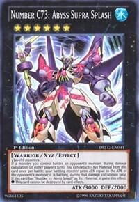 Number C73: Abyss Supra Splash - Dragons of Legend (DRLG) #DRLG-EN041 - Super Rare YuGiOh Trading Card