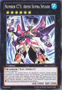 Number C73: Abyss Supra Splash trading card from Dragons of Legend Number C73: Abyss Supra Splash - Dragons of Legend YuGiOh trading card