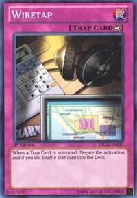 Wiretap - Dragons of Legend (DRLG) #DRLG-EN035 - Super Rare YuGiOh Trading Card