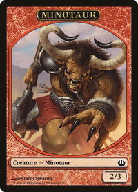 Minotaur Token - Journey Into Nyx (JOU) #3 - Token Magic: The Gathering Trading Card