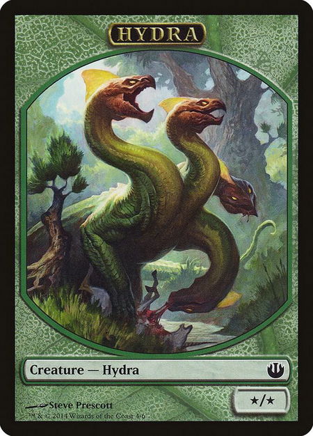 Hydra Token - Journey Into Nyx Magic: The Gathering trading card
