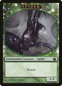 Spider Token - Journey Into Nyx (JOU) #5 - Token Magic: The Gathering Trading Card
