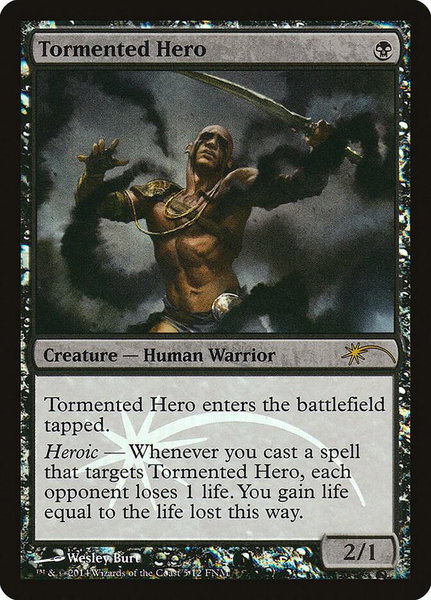 Tormented Hero trading card from FNM Promos Tormented Hero - FNM Promos Magic: The Gathering trading card