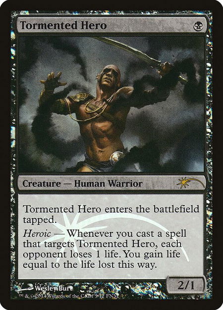 Tormented Hero - FNM Promos Magic: The Gathering trading card