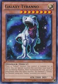 Galaxy Tyranno trading card from Primal Origin Galaxy Tyranno - Primal Origin YuGiOh trading card