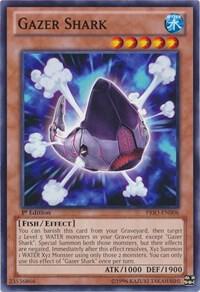 Gazer Shark trading card from Primal Origin Gazer Shark - Primal Origin YuGiOh trading card