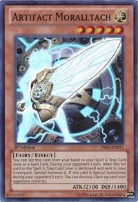 Artifact Moralltach trading card from Primal Origin Artifact Moralltach - Primal Origin YuGiOh trading card