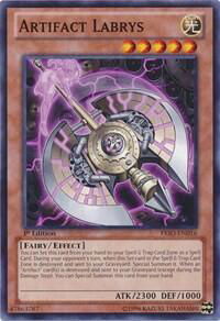 Artifact Labrys - Primal Origin (PRIO) #PRIO-EN016 - Common / Short Print YuGiOh Trading Card