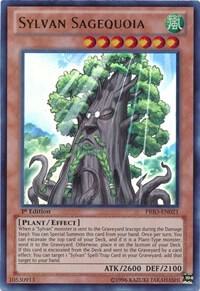 Sylvan Sagequoia trading card from Primal Origin Sylvan Sagequoia - Primal Origin YuGiOh trading card