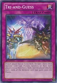 Tri-and-Guess trading card from Primal Origin Tri-and-Guess - Primal Origin YuGiOh trading card