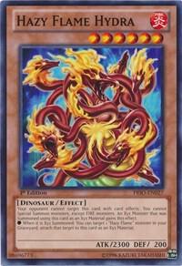 Hazy Flame Hydra trading card from Primal Origin Hazy Flame Hydra - Primal Origin YuGiOh trading card