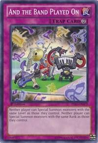 And the Band Played On trading card from Primal Origin And the Band Played On - Primal Origin YuGiOh trading card