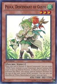 Pilica, Descendant of Gusto - Primal Origin YuGiOh trading card