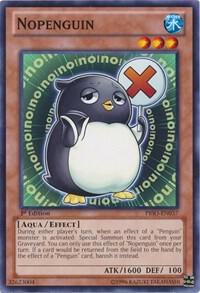 Nopenguin trading card from Primal Origin Nopenguin - Primal Origin YuGiOh trading card