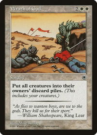 Wrath of God - Portal (POR) #39 - Rare Magic: The Gathering Trading Card