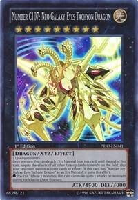 Number C107: Neo Galaxy-Eyes Tachyon Dragon trading card from Primal Origin Number C107: Neo Galaxy-Eyes Tachyon Dragon - Primal Origin YuGiOh trading card