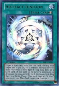 Artifact Ignition trading card from Primal Origin Artifact Ignition - Primal Origin YuGiOh trading card