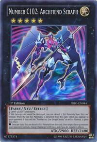 Number C102: Archfiend Seraph - Primal Origin (PRIO) #PRIO-EN044 - Super Rare YuGiOh Trading Card