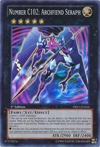 Number C102: Archfiend Seraph trading card from Primal Origin Number C102: Archfiend Seraph - Primal Origin YuGiOh trading card